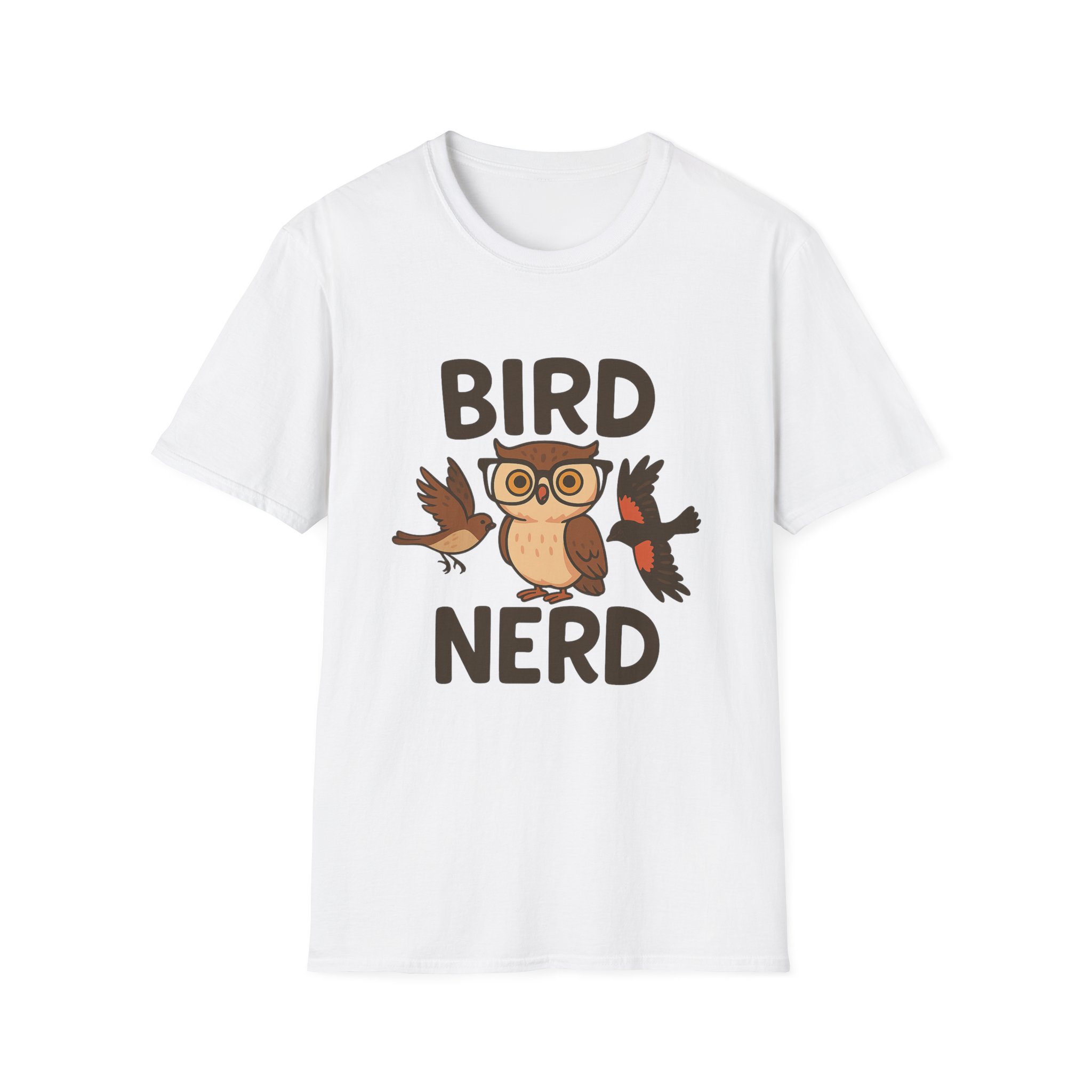 Bird Nerd Unisex T-Shirt - Perfect for Nature Lovers, Birdwatchers, Gifts for Bird Enthusiasts, Casual Wear, Eco-Friendly Fashion